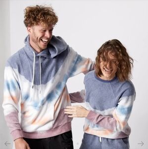 Feat Blanketblend Pullover Hoodie Tie Dye Size Large Unisex